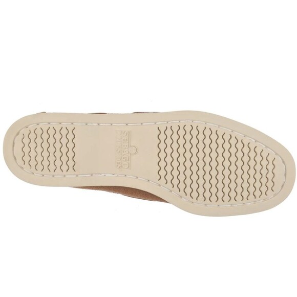 Sebago Docksides Portland Leather Boat Shoes - Women's 9.5 - Cognac Roughout - Picture 4 of 5